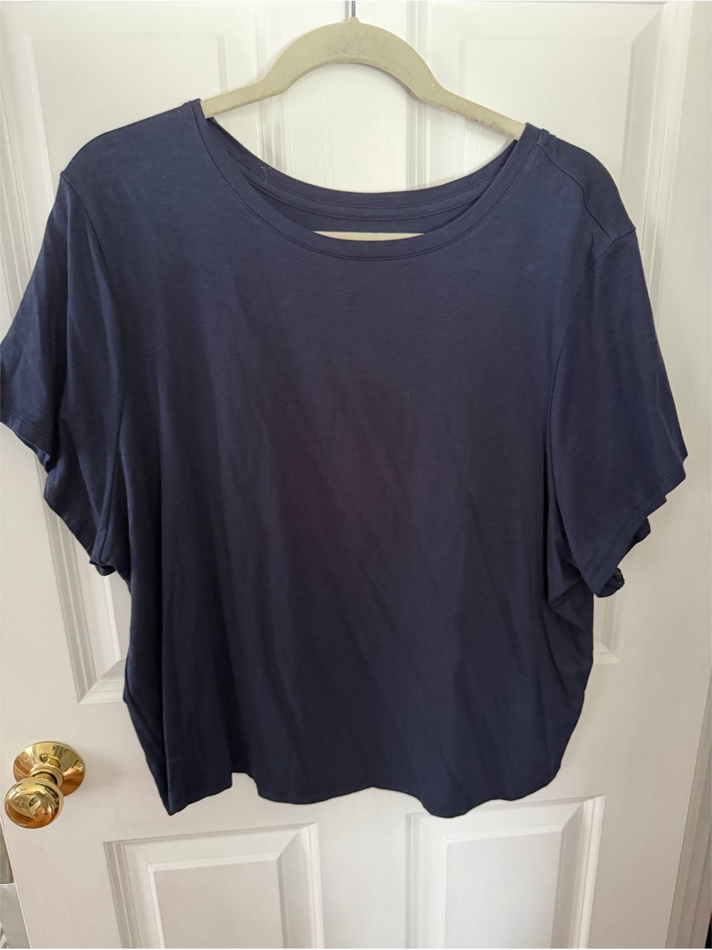 Old Navy Relaxed Scoop Neck Tee - Navy Blue